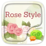 go sms pro rose style theme android application logo